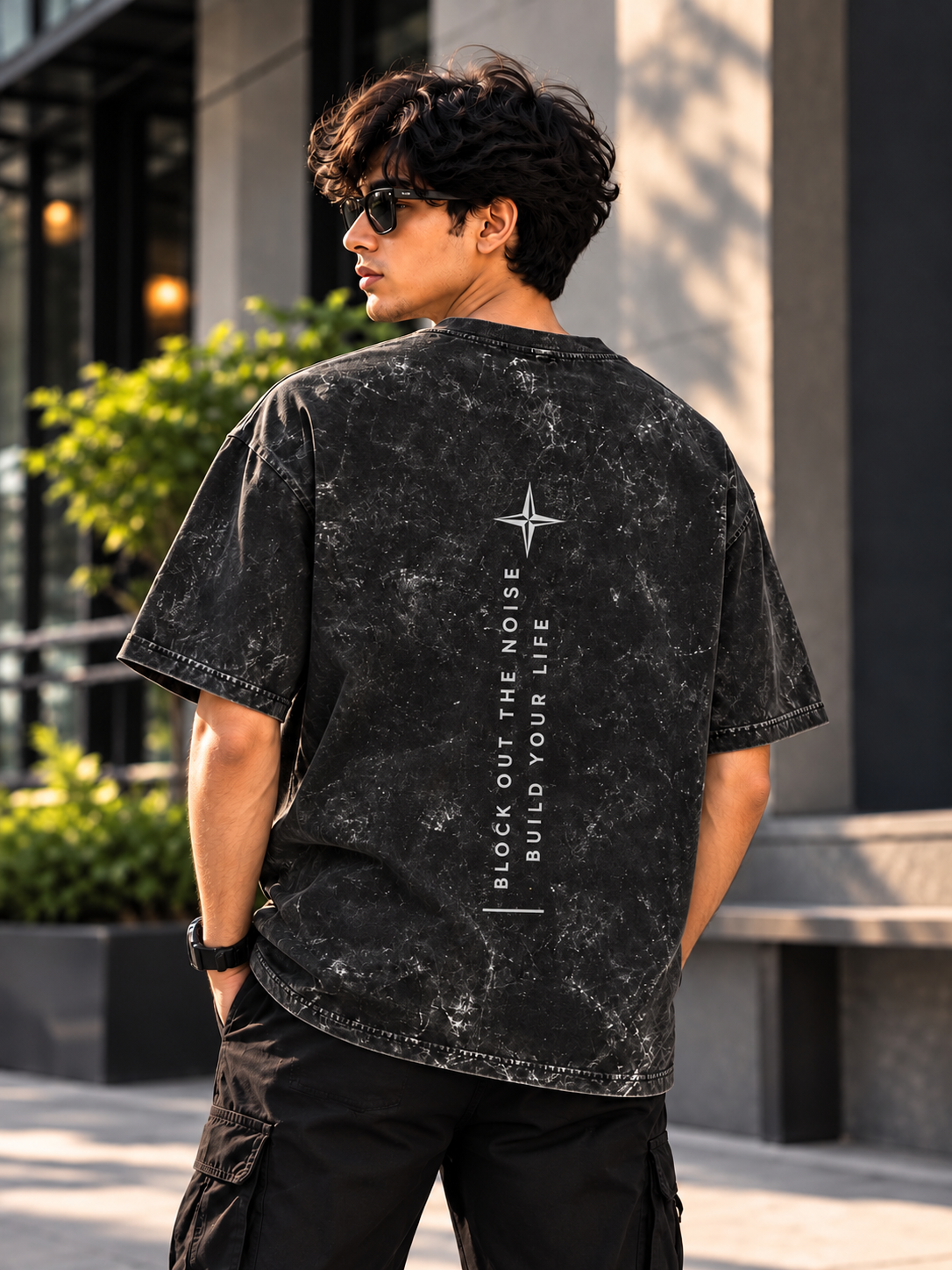 Acid Washed Oversized Tee