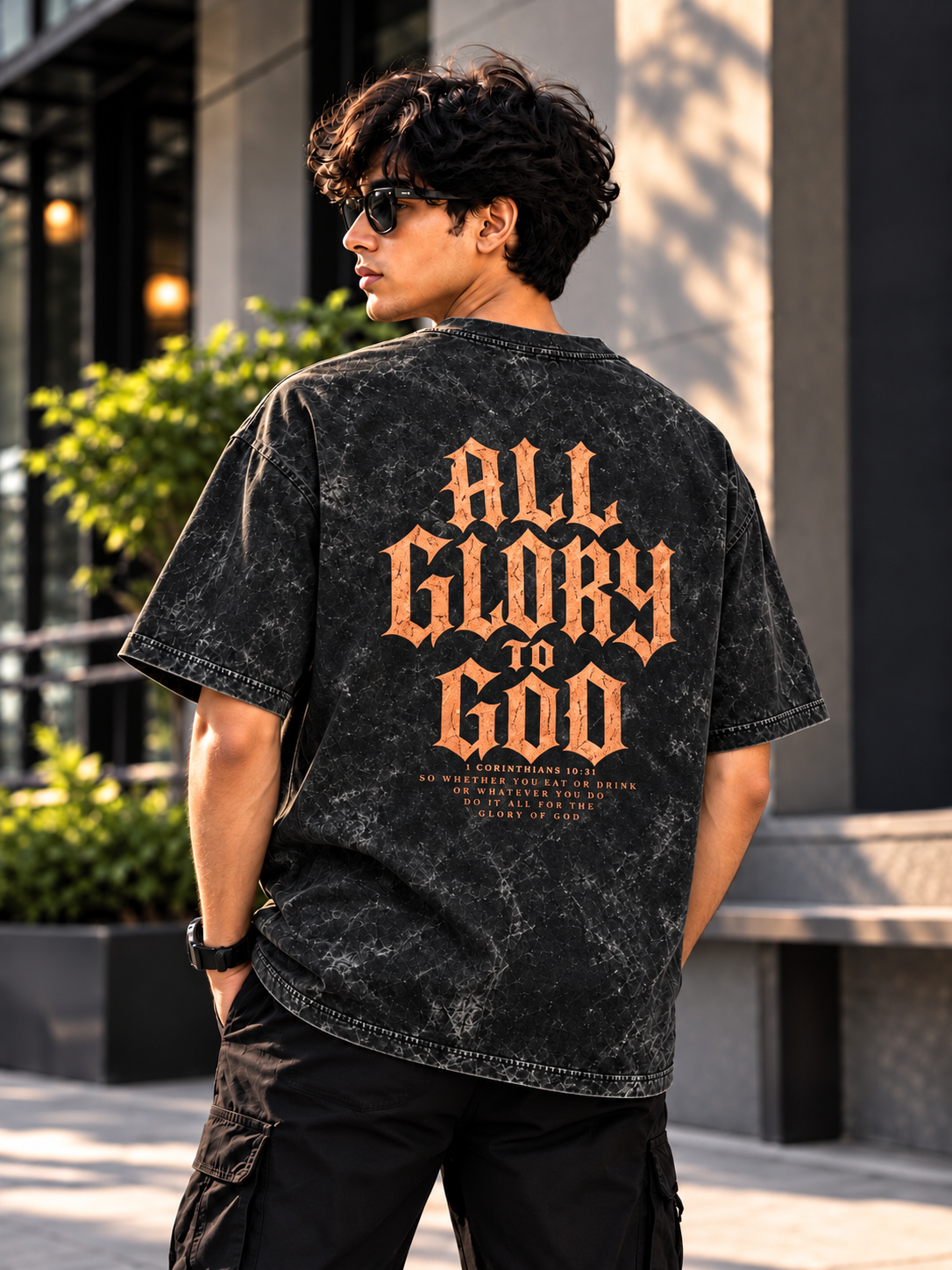 Acid Washed Oversized Tee