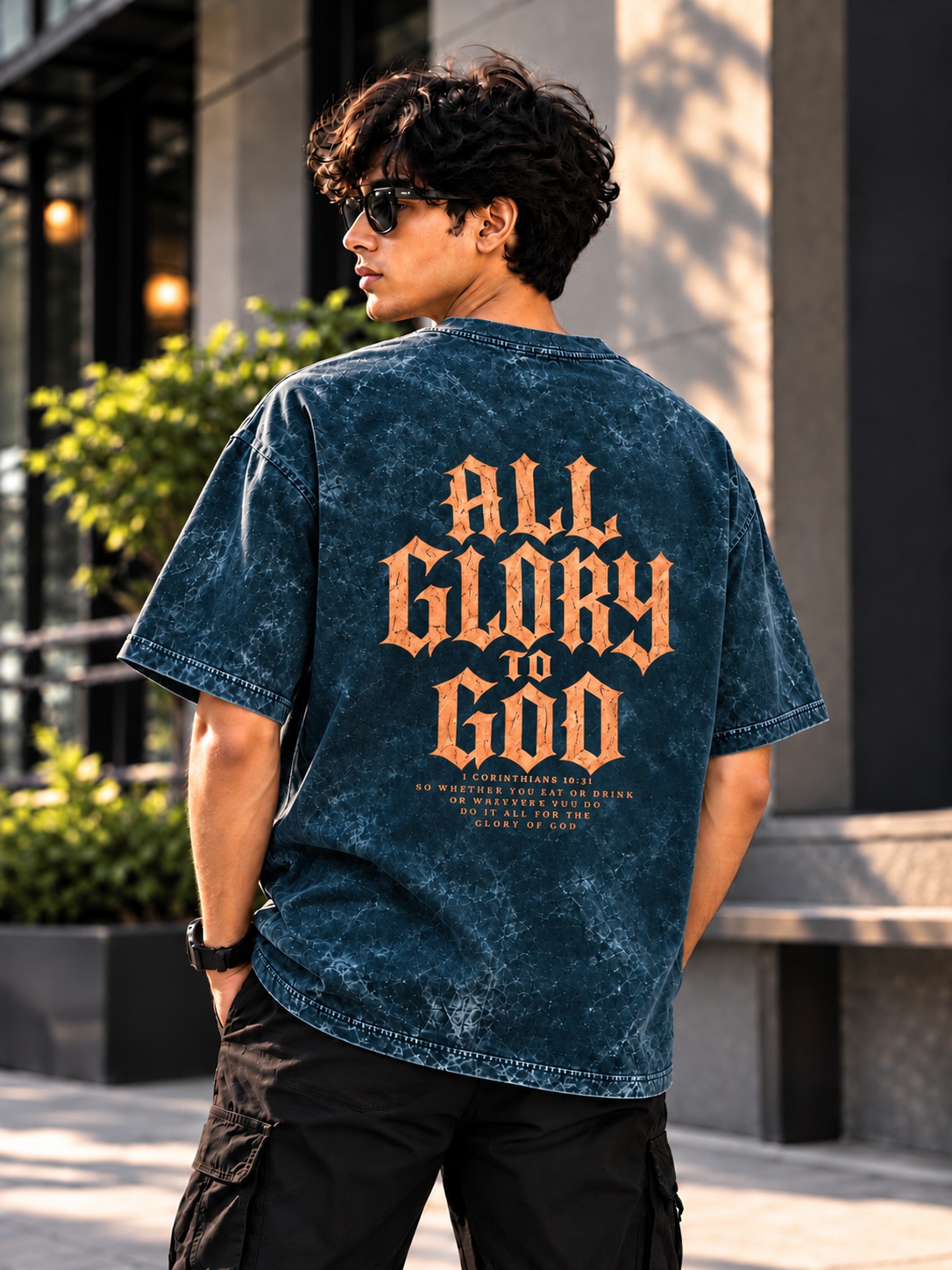 Acid Washed Oversized Tee
