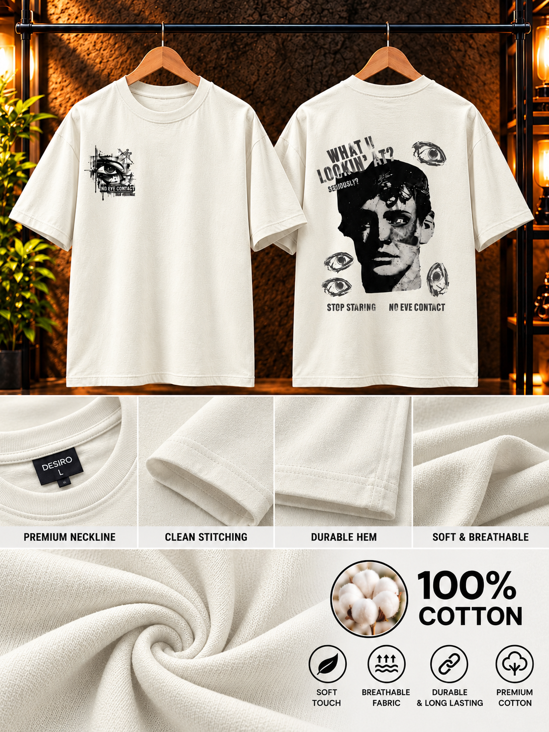 White Oversized Classic T-Shirt
