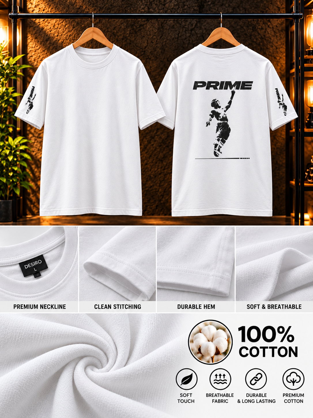 White Classic Crew T-Shirt